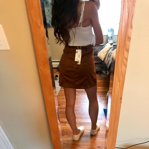 Suede Skirt - Picture 2 of 4
